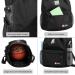 Eucomir Waterproof Gym Bag Large Cord Struggle Bag with Mesh Pockets for Sports & Swimming Stylish Purple & Black Design for Men & Women - Buy Online on GoSupps.com