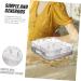 Alipis 1 Set Four Grid Fruit Plate Decor Platter Tray Food Tray Caviar Snack Holder Vegetable Biscuit Box Grey 21X21X8CM - Buy Online on GoSupps.com
