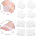 Soft Silicone Sleeves for Heel and Ball of Foot - 2 Pairs - Pain Relief & Comfort - Adjustable Size Gel Sleeves - Buy Online on GoSupps.com