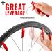 PRO BIKE TOOL Bike Tire Levers 3 Pack - Durable Tire Removal Tool for Road & Mountain Bikes - Red Bicycle Tire Lever for Flat Tire Repair - Buy Online on GoSupps.com