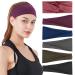 Dreshow 6 pieces women boho headband headband hair band printed front ligaments knot twisted elastic head wrap cute hair accessories for girls