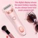 MYNOCK Lumina Shaver 2 in 1 Electric Shaver Razors for Women Lumina Shaver Pro for Private Area Waterproof Electric Razor for Women 2 in 1 Wet And Dry Use Premium Shaver (Blue) - Buy Online on GoSupps.com