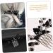 HAPINARY Black Crystal Hair Accessories Bridesmaid Hair Clip Black Barrettes Bride Headpiece Bridal Hair Clip Decorative Hair Clips Bridal Hair Brooch Alloy Miss Wedding Hair Comb - Buy Online on GoSupps.com