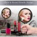 Double Sided Handheld Makeup Mirror with 1X/2X Magnification - Black - Buy Online on GoSupps.com