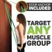 Premium 6ft Exercise Bands Set with Door Anchor for Fitness, Physical Therapy, Pilates & Stretching - Buy Online on GoSupps.com