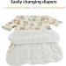 Chilsuessy Baby Sleeping Bag with Detachable Long Sleeves 2.5 Tog - Cartoon Excavator Design | Winter Wearable Blanket for Infant and Toddler (6-18 Months) - Buy Online on GoSupps.com
