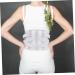 Sports Belt Back Brace for Lower Back Support | Breathable Uterus Protector | Adjustable Trimmer Corset - Silver 115x23x1CM - Buy Online on GoSupps.com