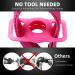 KONITY Reflective AirTag Dog Collar - Pink Nylon Collar for Small to Extra Large Dogs - Compatible with Apple AirTag 2021 - 8.7-15.8 Neck Size - Buy Online on GoSupps.com