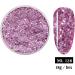 Rose Dark Pink Shine Silver Glitter Hexagon Sequins Paillette Dip Powder Nails - 28g/Box, Long-lasting & No UV Light Needed (No.128) - Buy Online on GoSupps.com