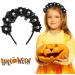 Beavorty Halloween Skull Headband Flower Crown Hair Bands Creepy Headband Gothic Flower Hair Hoops for Halloween Cosplay Festival Hair Accessories - Buy Online on GoSupps.com