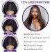 Joedir 13x4 Lace Front Wig - Long Straight Synthetic Hair for Black Women | Light Yaki Hair with Baby Hair & Free Parting | 76 cm F5/6A - Buy Online on GoSupps.com