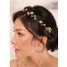 Kercisbeauty Gold Leaf Headband - Bridal Boho Hair Piece for Women | Dainty Hair Accessories for Special Occasions - Buy Online on GoSupps.com