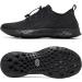 Racqua Breathable Mesh Water Shoes 7 Women/6 Men - SX122 Black2 - Buy Online on GoSupps.com