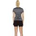 Icyzone Women's Sports Fitness T-Shirt 3-Pack - Short Sleeve V-Neck Running & Yoga Tops in Royal Blue Purple Charcoal - International Shipping Available - Buy Online on GoSupps.com