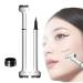 Lower Lash Stamp 2-in-1 Waterproof Sweatproof Eyeliner & Lower Eyelash Stamp Set Eyelash Stamp Tool Lower Lashes Extensions Stamps Quick Eye Makeup Tool(Brown)