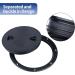 Hoffen 8 inch Black Round Non Slip Inspection Hatch for Marine Boat Yacht - Buy Online on GoSupps.com