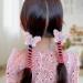 Hair Ties Colorful Telephone Wire Hair Bands For Girls Telephone Lines Hair Bands Ponytail Holder For Girls Kids Teens Pink - Buy Online on GoSupps.com