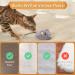 Pawthquake Interactive Cat Mouse Toy - Robotic Mice with Feather Wand & Electric Ball for Indoor Cats/Kittens | USB Rechargeable & Random Movement - Hunting Simulation - Buy Online on GoSupps.com