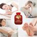 KCLDECI Merry Christmas Golden Tree 2L Hot Water Bottle with Cover - Foot Warmer & Pain Relief for Cramps | Ideal Hot & Cold Therapy - Buy Online on GoSupps.com