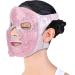 Hot Cold Compress Facial Gel Mask Reusable Washable Gel Beads Face Mask for Dark Circles and Puffiness Skin Friendly Cooling Gel Face Mask with Elastic Band Design (Pink) - Buy Online on GoSupps.com