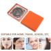 Lurrose Vintage Foldable Mini Makeup Mirror - Portable Metal Round Dual Sided Vanity Mirror for Women - Compact Travel Accessory - Buy Online on GoSupps.com