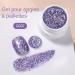  Njidher Glitter Gel | Iridescent Gel 8 Glitter Colors Kit for Nail Care Manicure Pedicure for Women - Buy Online on GoSupps.com