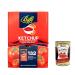 Italian Gourmet E.R. Biffi 132 Pack of 3 Ketchup Sauces 10g Ideal for chips hamburger buns and sandwiches + Italian gourmet polpa 400g
