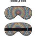 Adjustable Double-Sided Round Mandala Sleep Mask | Soft Eye Covers for Perfect Shading & Reduced Eye Edema - International Shipping - Buy Online on GoSupps.com