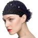 Kixolazr Lace Headband - Headwrap Lace Elastic Wide Headbands Boho Bandana Bohemian Headband Floral Hair Accessories for Women Girls Black - Buy Online on GoSupps.com