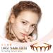3 Pieces Zig Zag Shark Tooth Headbands Comb - Black & Leopard Print Hair Bands for Women and Girls - Buy Online on GoSupps.com
