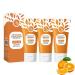 Gel exfoliant orange gel exfoliant claircissant pour femme exfoliant pour le visage et le corps exfoliant orange du visage gommage nettoyant en profondeur et hydratant (3 pi ces 50 g) 3 pi ces. 50 g (Lot de 1)