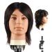 Male Mannequin Head With 100% Human Hair Cosmetology Manikin head for Cutting Styling With Doll Head for Hair Styling with Clamp Stand