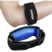 AVIDDA Tennis Elbow Support Strap 2 Packs Adjustable Elbow Brace with Compression Pad for Tennis Elbow Golfers Elbow Pain Relief Men Women Blue 2 Pack Blue