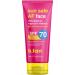b.tan Face Sunscreen SPF 70 | Sun Safe AF Facial Lotion - Weightless & Quick Absorbing for a Super Sheer Feel, Hydrating & Silky AF From Vitamin C, Jojoba + Argan Oil, Reef Friendly, Vegan, 3 Fl Oz SPF 70 Face Lotion