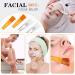 20 Soft Face Mask Brushes with Clear Plastic Handle - Ideal for Face & Eye Masks - Perfect for Mud Masks - Buy Online on GoSupps.com