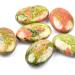 June&Ann Natural Unakite Palm Stones - Healing Gemstone Therapy for Meditation & Chakra Balancing - Oval Shape - Buy Online on GoSupps.com