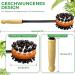 Premium Wooden Fascia Roller & Massage Scooter | Muscle Relaxation & Body Shaping Gua Sha | Anti-Cellulite Beech Wood - Buy Online on GoSupps.com