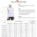 Baleaf Women's Long Sleeve Running Shirt - Quick Dry Athletic Workout Top | White, Medium - Buy Online on GoSupps.com