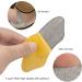 Makryn Premium Heel Pads Inserts - Prevent Shoe Slipping and Blisters - BeigeA - Buy Online on GoSupps.com