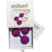 Shibari Kegel Dual Weighted Silicone Exercise Kit - Bladder Control & Pelvic Floor Strengthening - High Grade Purple - Buy Online on GoSupps.com