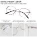 COOLOO Blue Light Glasses - Anti Glare Gaming Computer Eyewear 03-silver - Buy Online on GoSupps.com