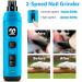 Casfuy Claw Grinder for Dogs - 2 LED Lights 2 Speeds | Quiet & Powerful Nail Grinder for Small & Medium Dogs & Cats (Sky Blue) - Buy Online on GoSupps.com
