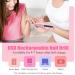YaFex Cordless Nail Drill - Rechargeable E File Electric Nail Grinder with Ceramic Bit for Acrylic Nails - Manicure & Pedicure Tool - Pink - Buy Online on GoSupps.com