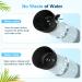 Buy Pecute 650ml Dog Water Bottle with 150ml Food Container - Portable Spout-Proof Dispenser for Travel & Outdoor Walks - Gray - Buy Online on GoSupps.com