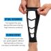 360 RELIEF Compression Calf Sleeves for Fitness Sports - Large Black | Shin Splints, Muscle Cramps Relief | Running, Jogging, Marathon Hiking - 1 Pair with Mesh Laundry Bag - Buy Online on GoSupps.com