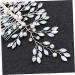 Angoily Pearl Hair Clip Bridal Hair Clip Pearl Bridal Headpiece Crystal Hair Comb Pearl Hair Pin Bridal Side Comb Pearl Tiara Rhinestone Barrettes Wedding Accessories Bride - Buy Online on GoSupps.com