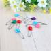 10pcs Multicolored Diaper Pins for Crafts and Sewing - Plastic Head Safety Pins for Diaper Clothes and Events - Buy Online on GoSupps.com