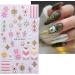 JMEOWIO 3D Embossed Christmas Glitter Nail Art Stickers Decals Self-Adhesive 5D Snowflake Xmas Winter Holiday Gold Nail Supplies Nail Art Design Decoration Accessories 4 Sheets - Buy Online on GoSupps.com