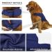 Buy Dog Fear Jacket Calming Coat - Thunder Wrap Vest for Stress Relief | Reflective Stripes | Dark Blue M - Buy Online on GoSupps.com