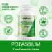 Heivy Potassium Citrate 99mg, 240 Capsules - Vegan, Allergen-Free Potassium Supplements for Electrolyte Balance, Lab-Tested Mineral Supplement, Made in USA Unflavored 240 Count (Pack of 1) - Buy Online on GoSupps.com